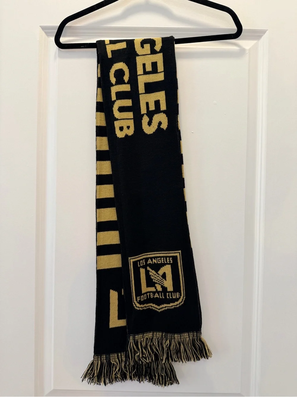 TWO Los Angeles Football Club Supporter Scarf in Black & Gold